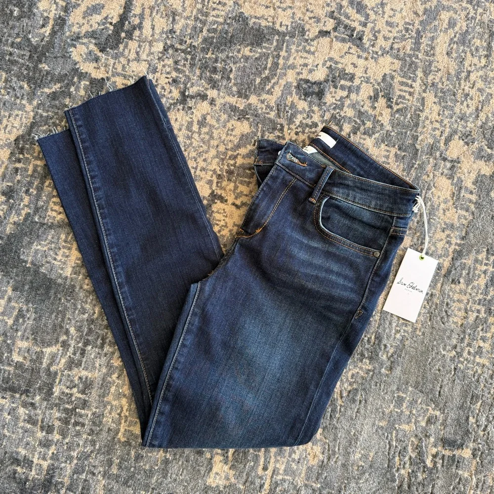 NWT Sam Edelman Deep Indigo Jeans - Picture 1 of 3